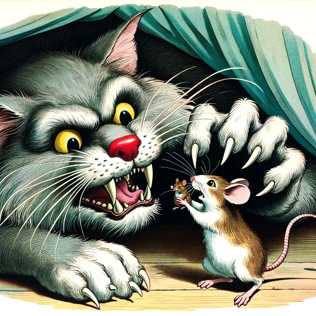 Cat and mouse in partnership - Grimm's Fairy Tales