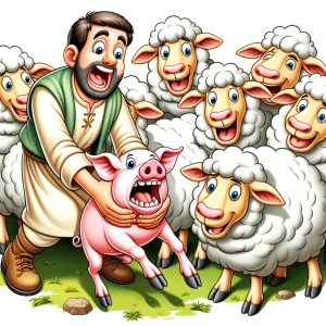 The Sheep and the Pig - Aesop's Fables