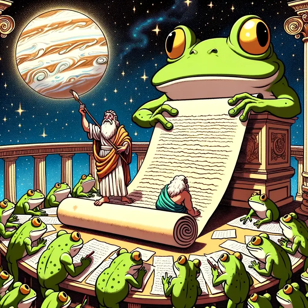 The Frogs Who Wished for a King - Aesop's Fables
