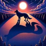 《狼與它的影子》- 伊索寓言