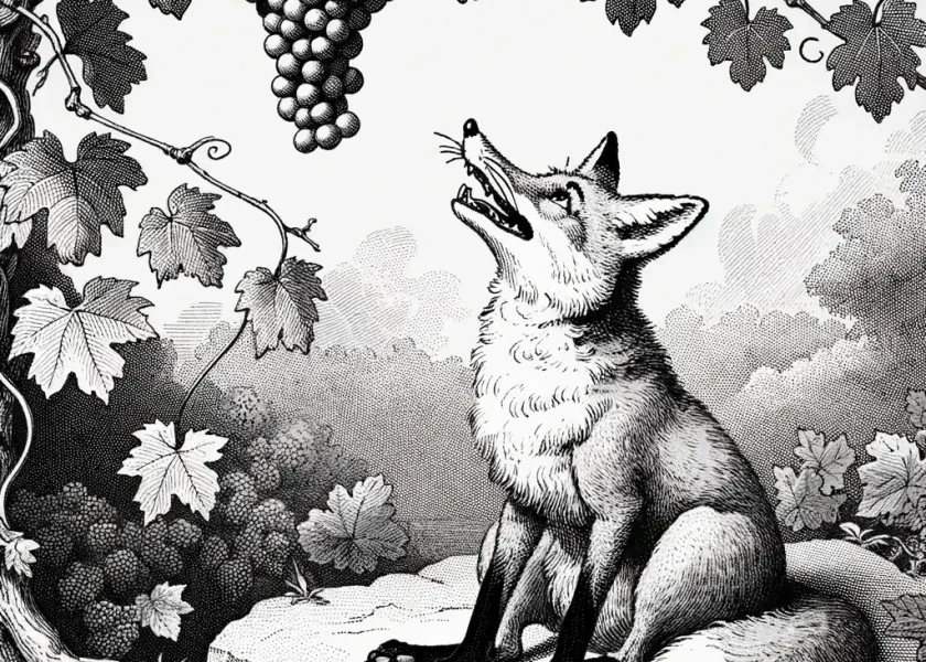 The Fox and the Grapes - Aesop's Fables