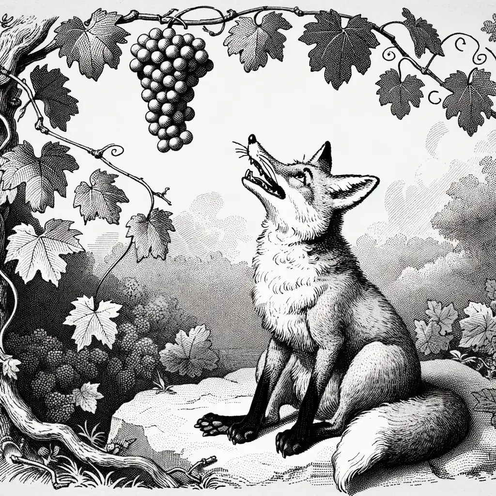 The Fox and the Grapes - Aesop's Fables