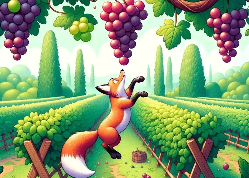 The Fox and the Grapes - Aesop’s Fables