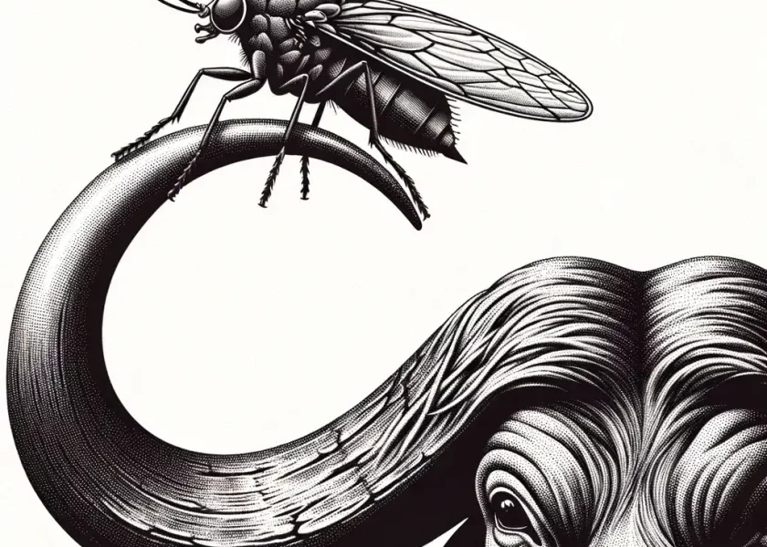 The Gnat and the Bull - Aesop's Fables