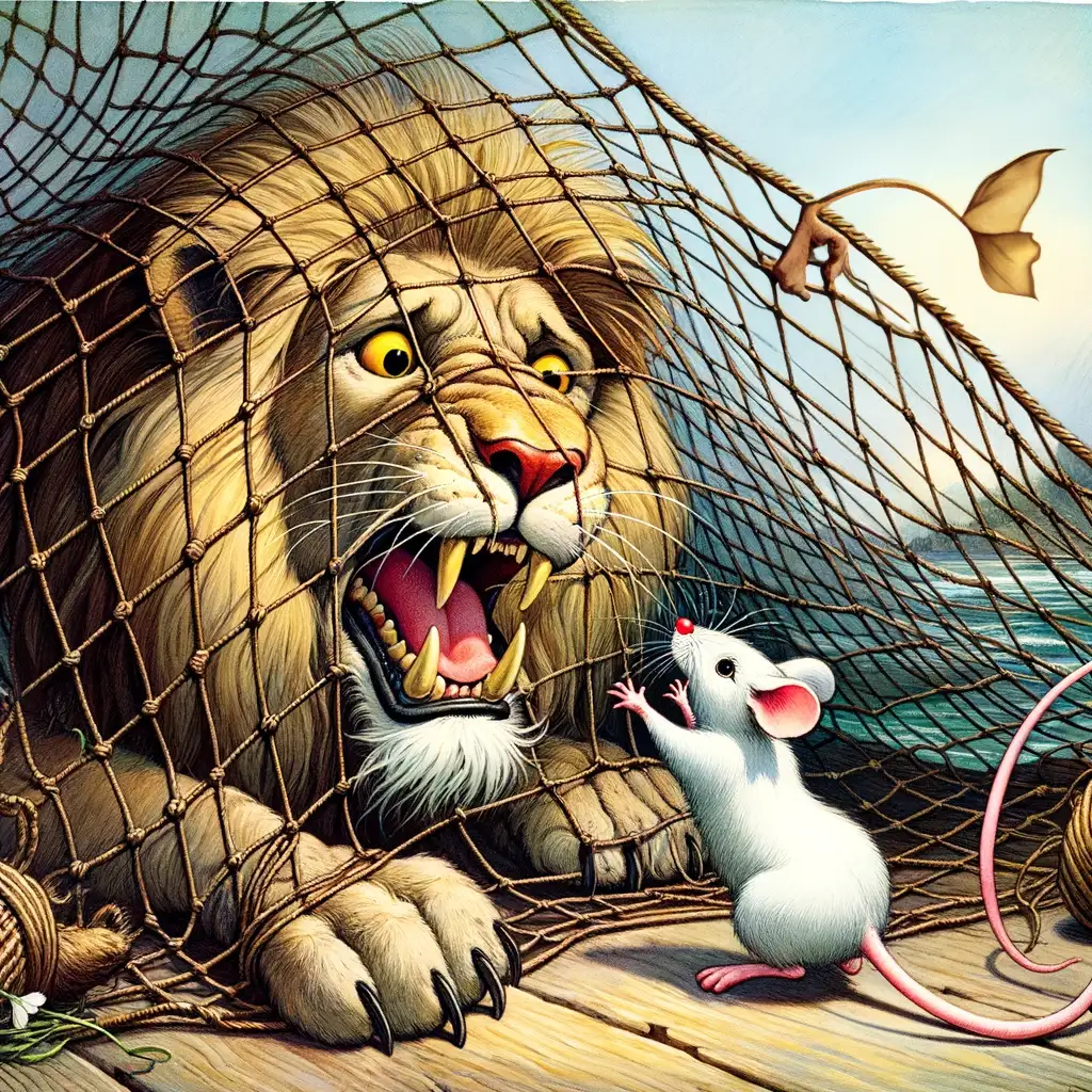 The Lion and the Mouse – Aesop’s Fables