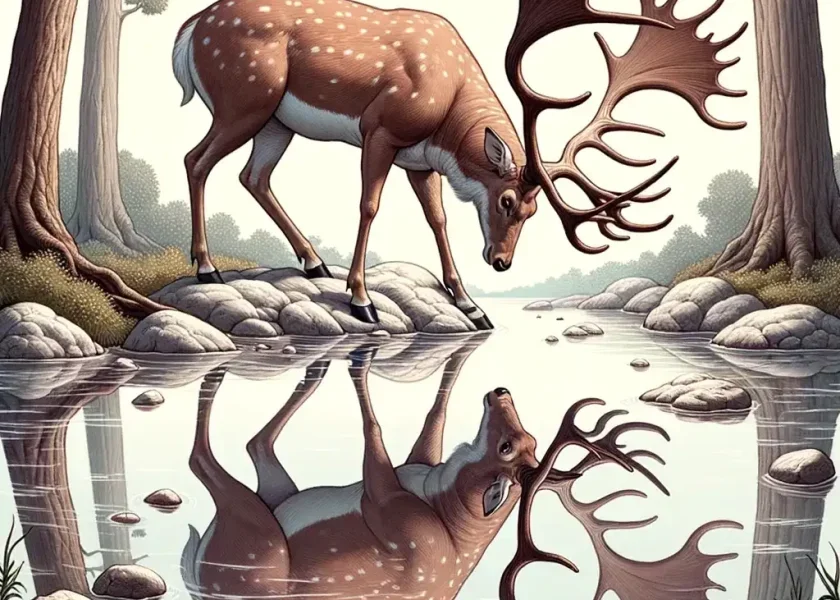 The Stag and His Reflection - Aesop's Fables