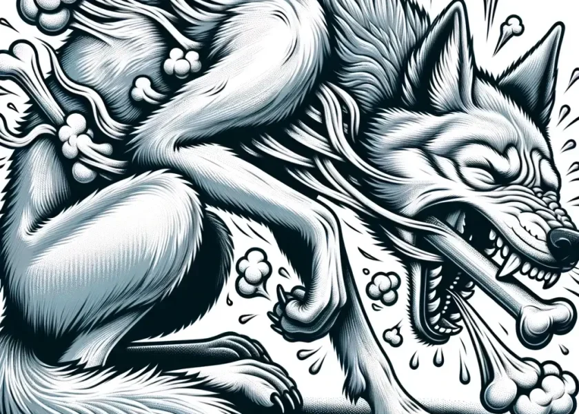 The Wolf and the Crane - Aesop's Fables