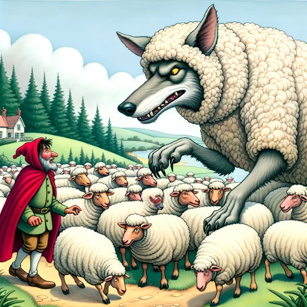 The Wolf in Sheep’s Clothing – Aesop’s Fables